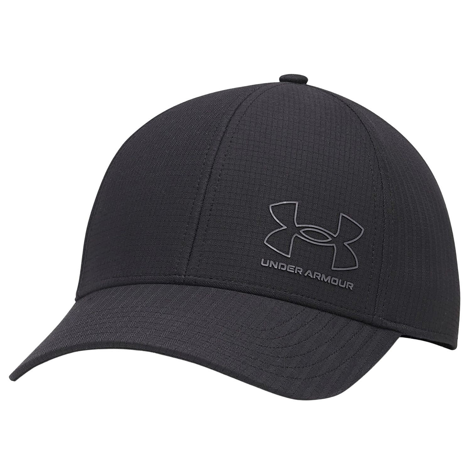 czapka z daszkiem Under Armour ArmourVent Low Stretch - Black/Castlerock - men´s