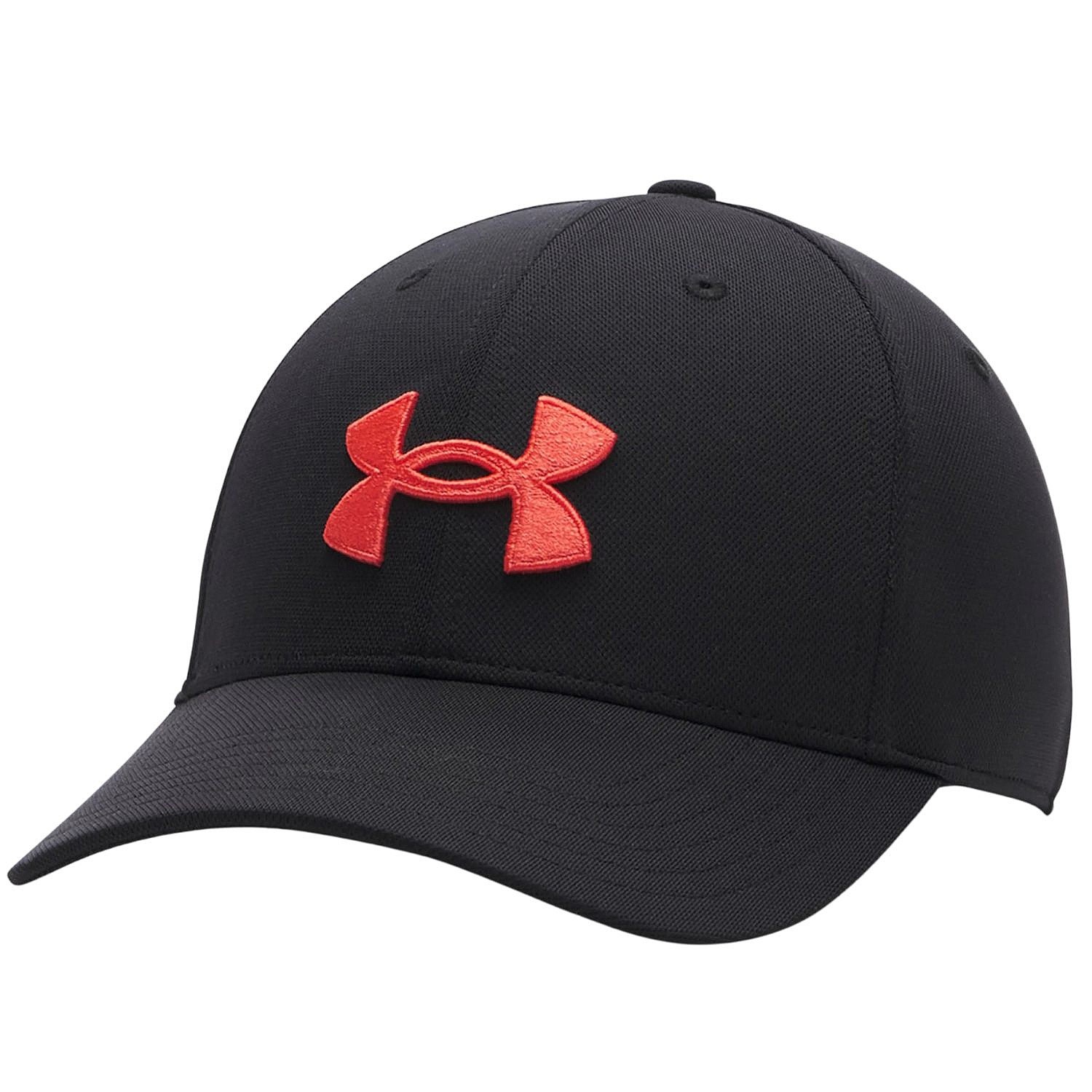 kasket Under Armour Blitzing Adjustable - Black/Venom Red - men´s
