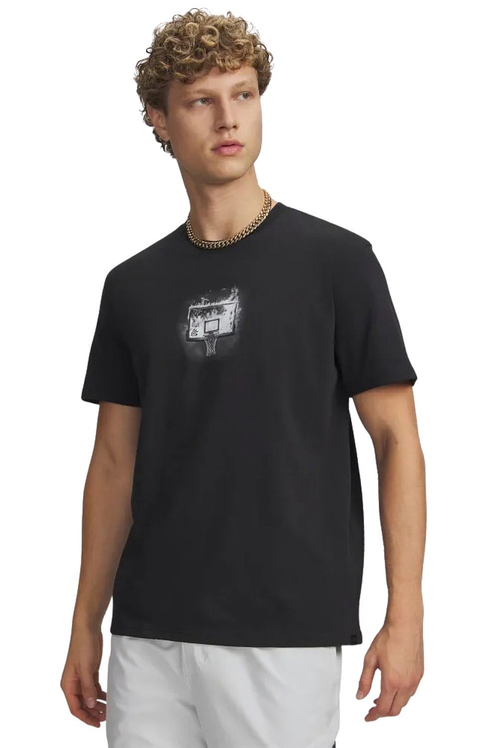 рубашка Under Armour Curry Let Him Cook - Black/Anthracite - men´s