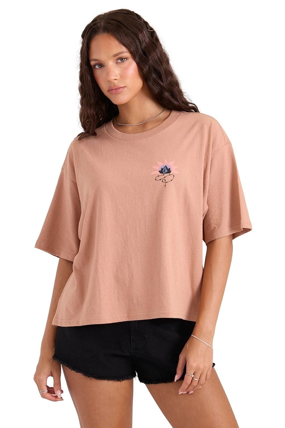 T-shirt Volcom Bliss - Pale Khaki - women´s