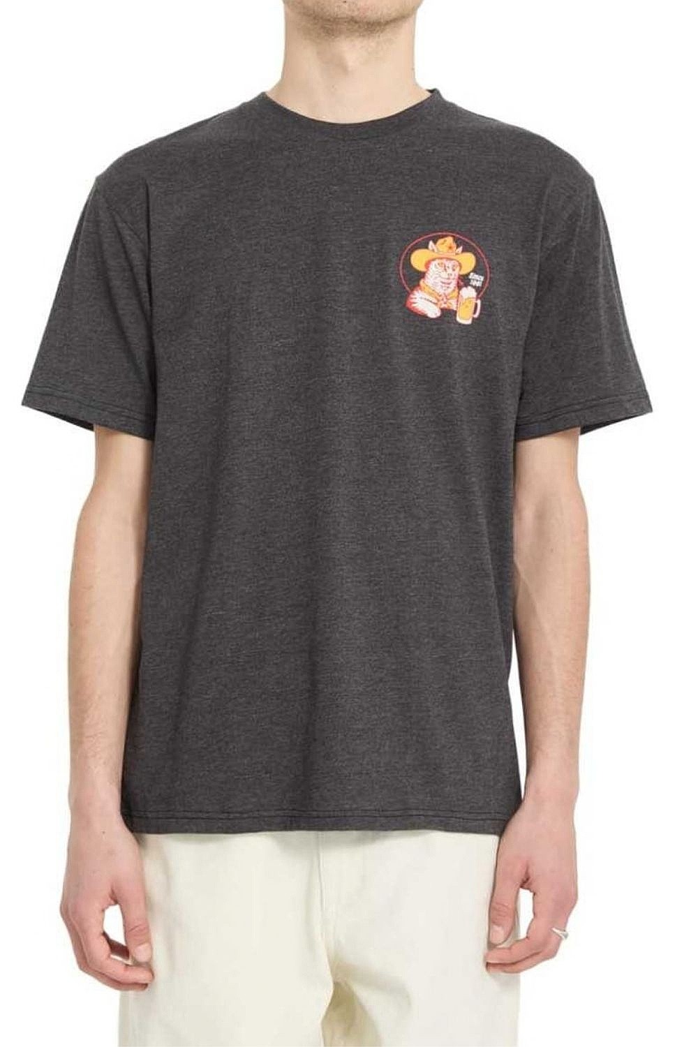 koszulka Volcom Meowdy - Heather Black - men´s