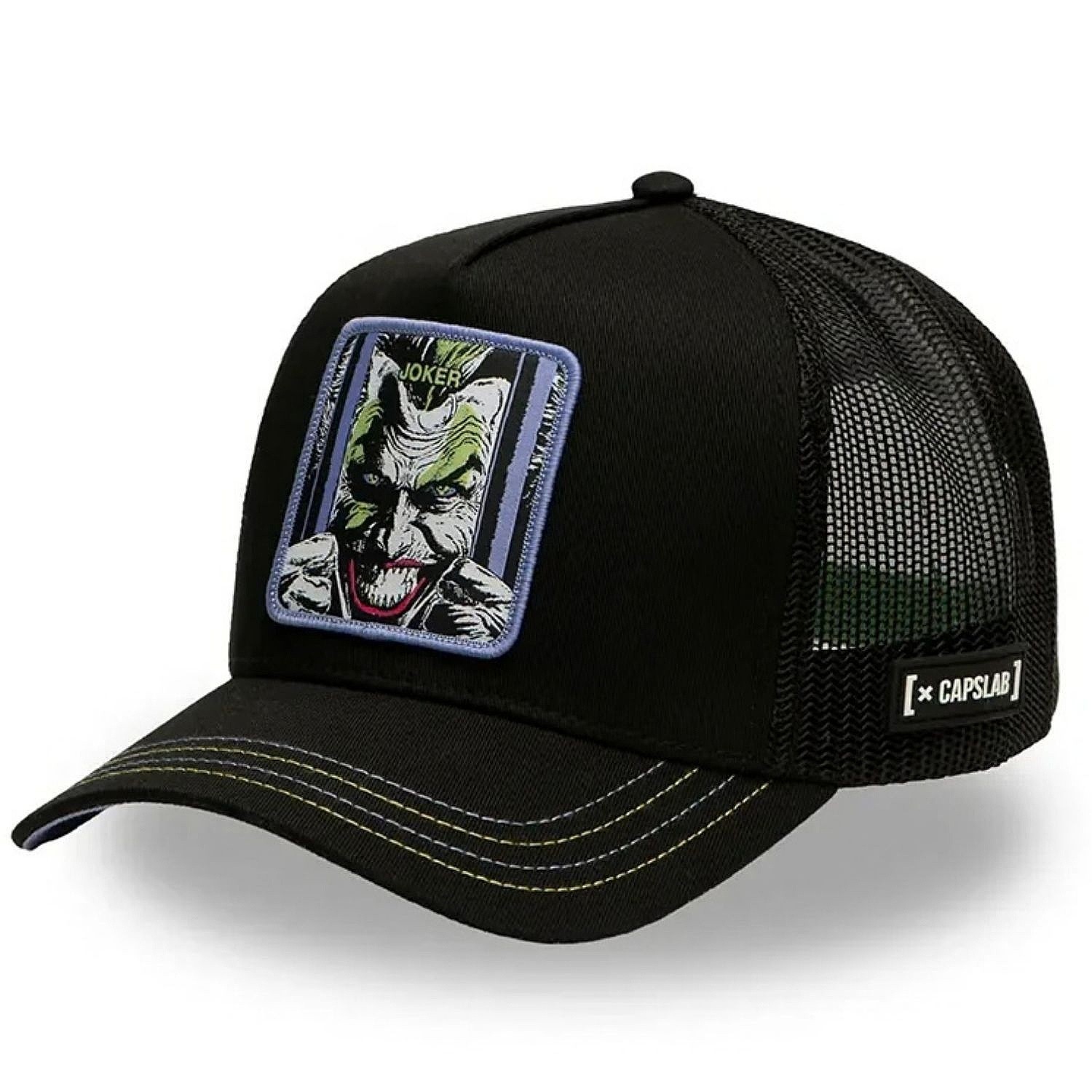 Kappe Capslab DC Comics Trucker - Joker/Black/Purple - men´s