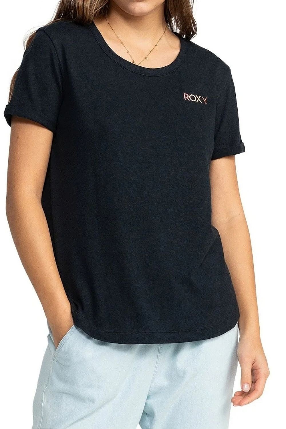 koszulka Roxy Saturdaze - KVJ0/Anthracite - women´s