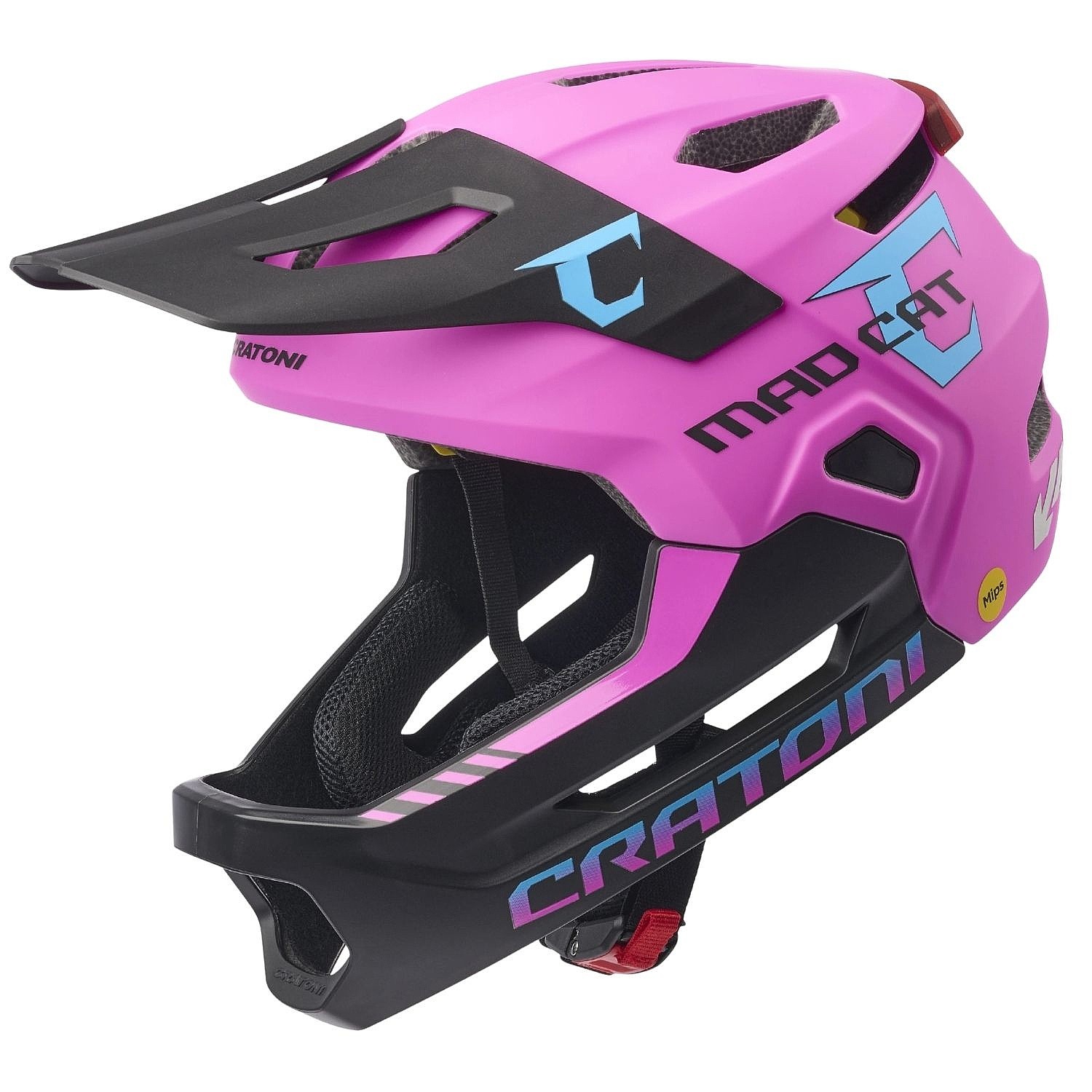 шлем Cratoni MadCat Mips - Pink/Black Matt - unisex junior