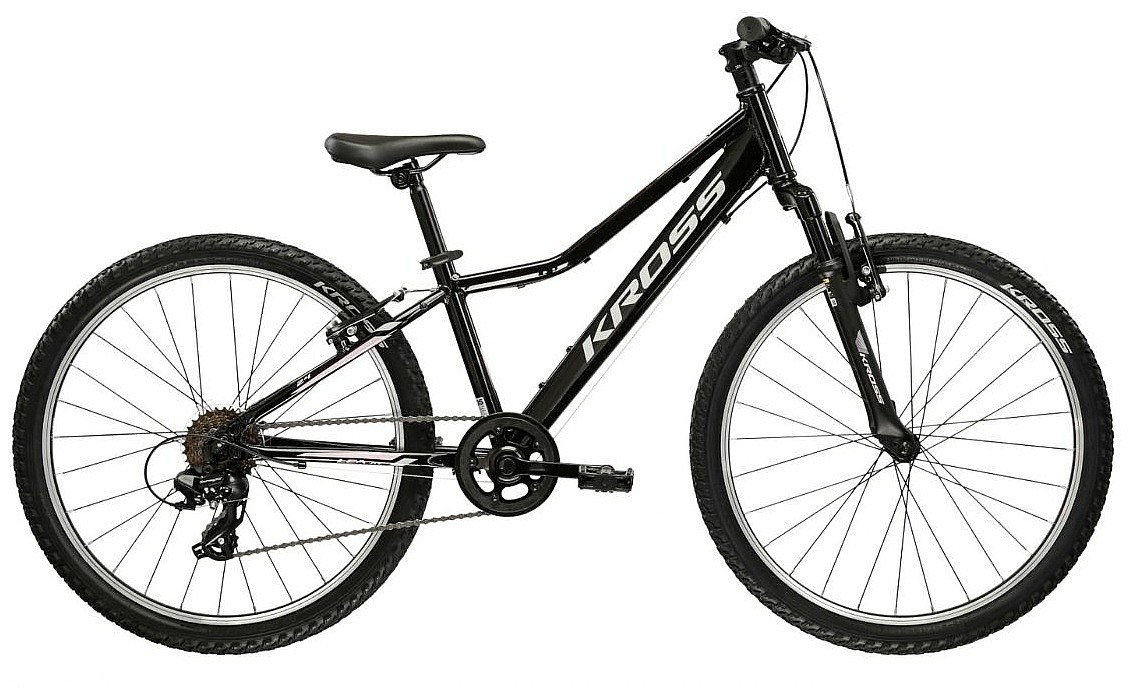Fahrrad Kross Lea JR 24" - Black/Silver/Pink/Gloss - girl´s