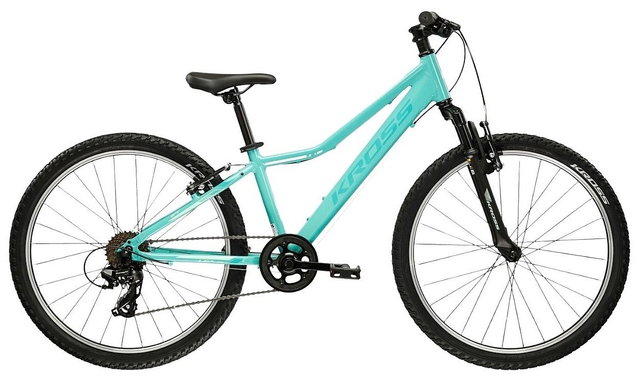 rower Kross Lea JR 24" - Aquamarine/Green/Gloss - girl´s