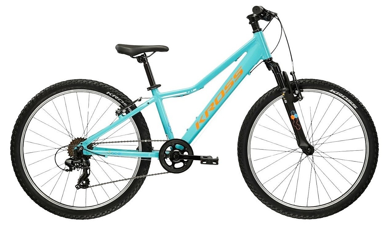 велосипед Kross Hexagon JR 24" - Blue/Orange/Gloss - unisex junior