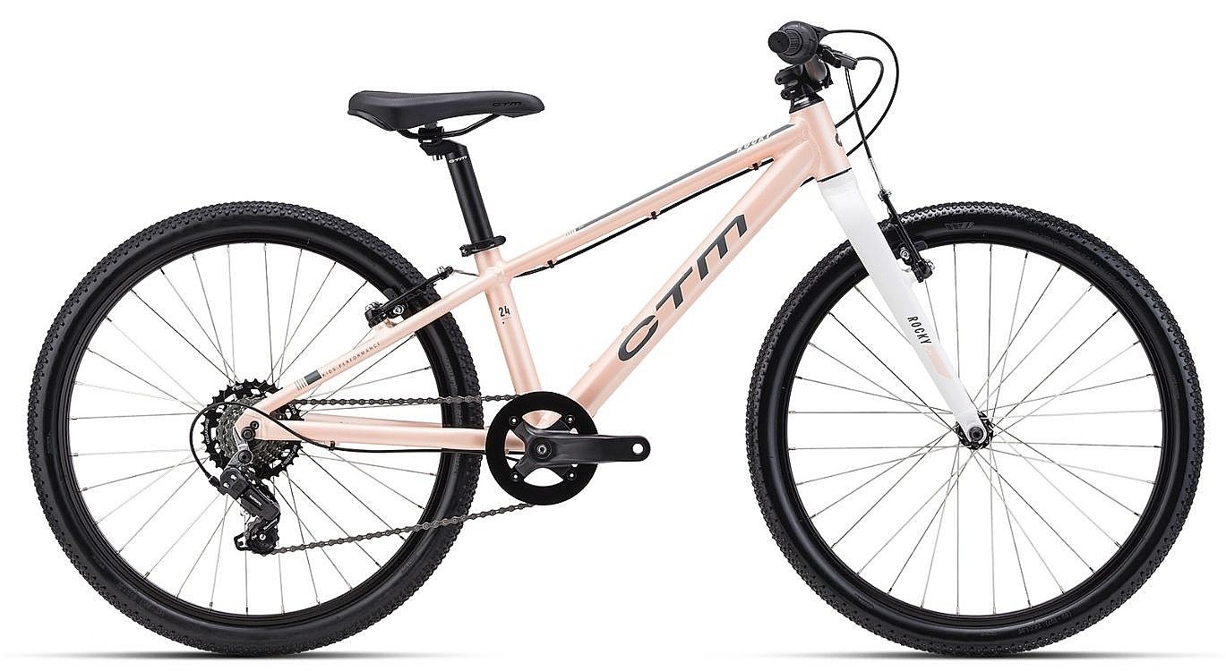 bicykel CTM Rocky SL 24" - Matte Light Pink - unisex junior