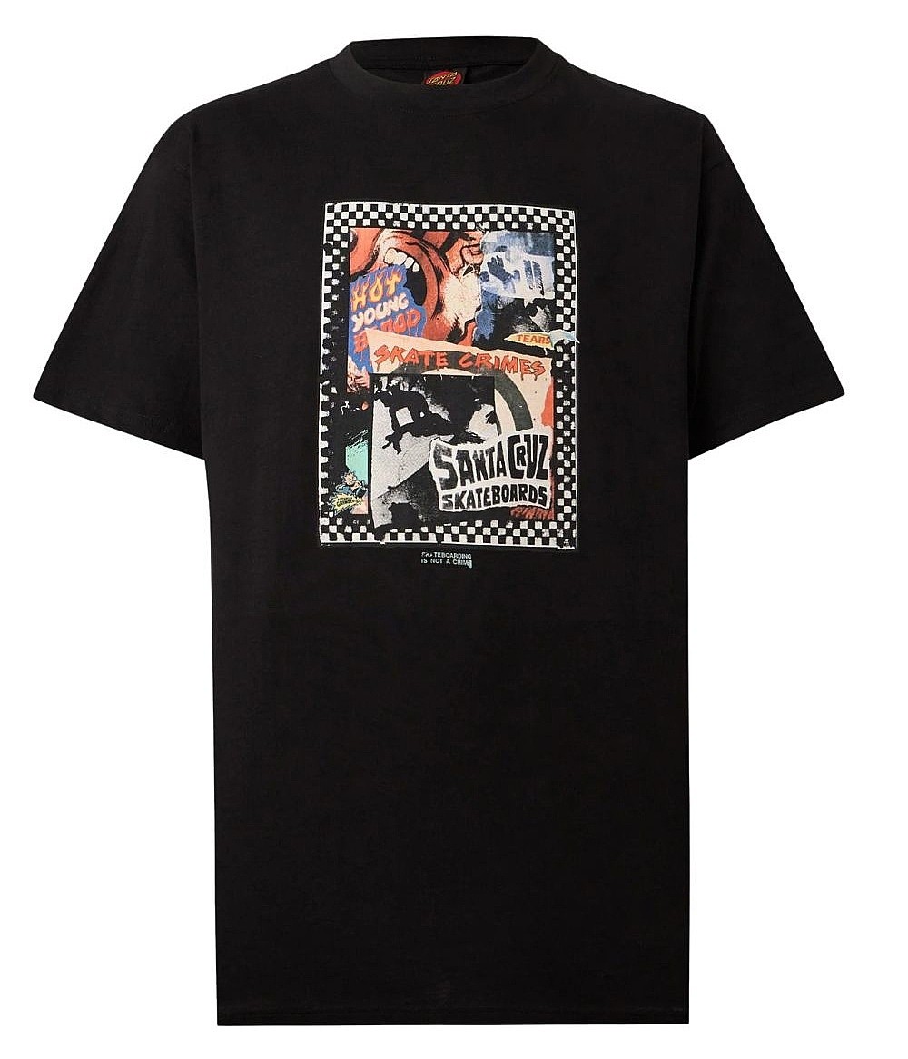 tričko Santa Cruz Ad Collage Front - Black