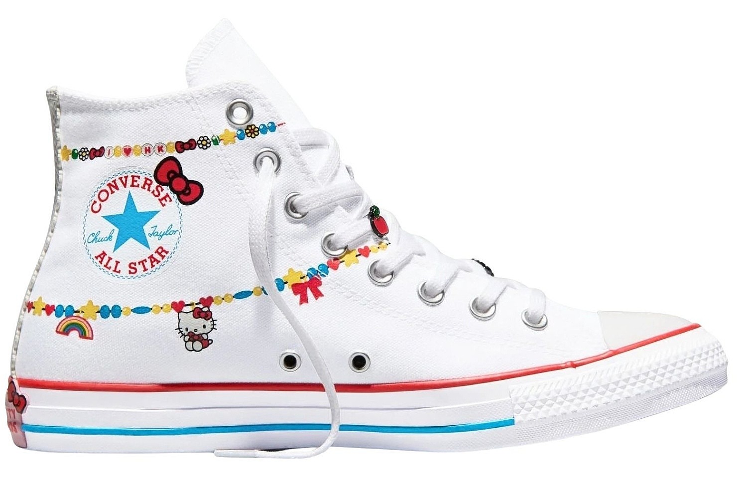 обувь Converse CTAS Converse x Hello Kitty And Friends Hi - A17699/White/Red/Yellow