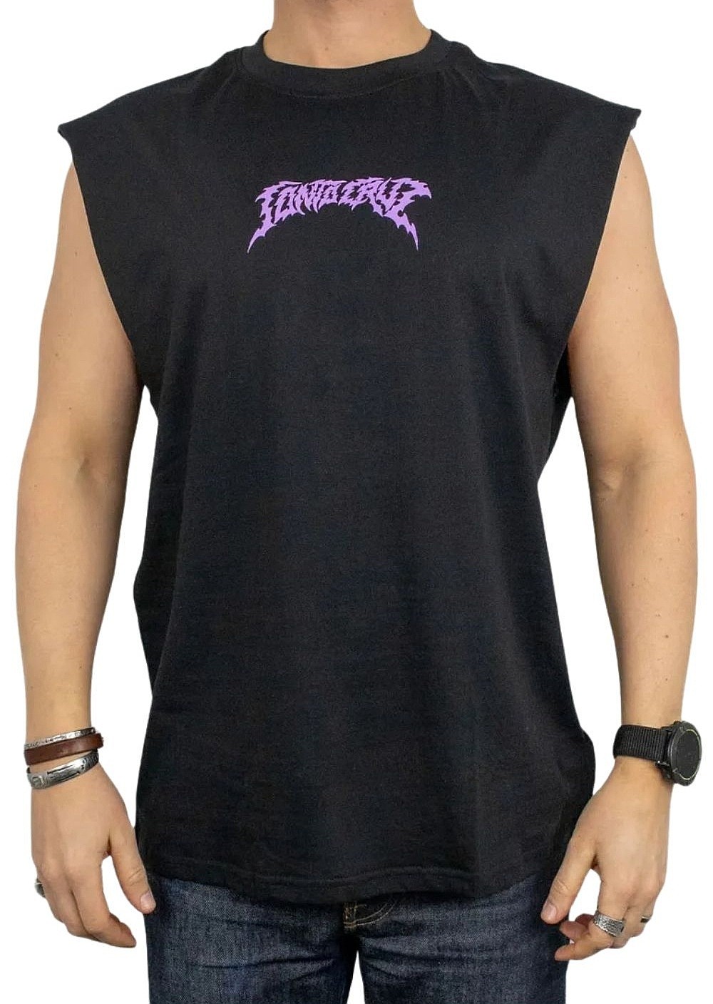 Unterhemd Santa Cruz Out Of Time - Black - men´s