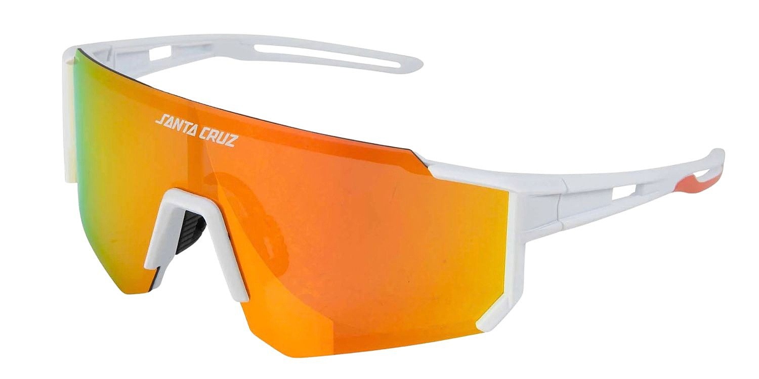 okuliare Santa Cruz Strip Racer - White Orange/Red