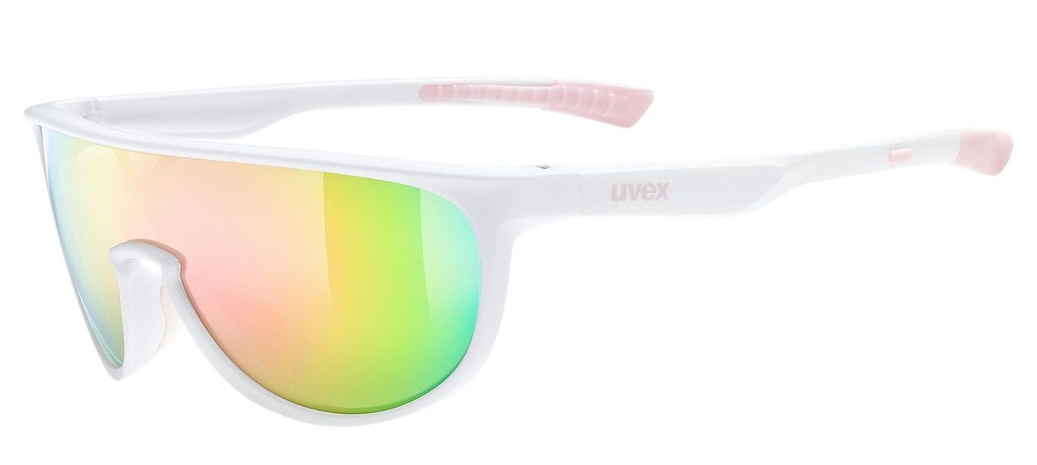 очки Uvex Sportstyle 515 - White Matt/Mirror Pink - unisex junior