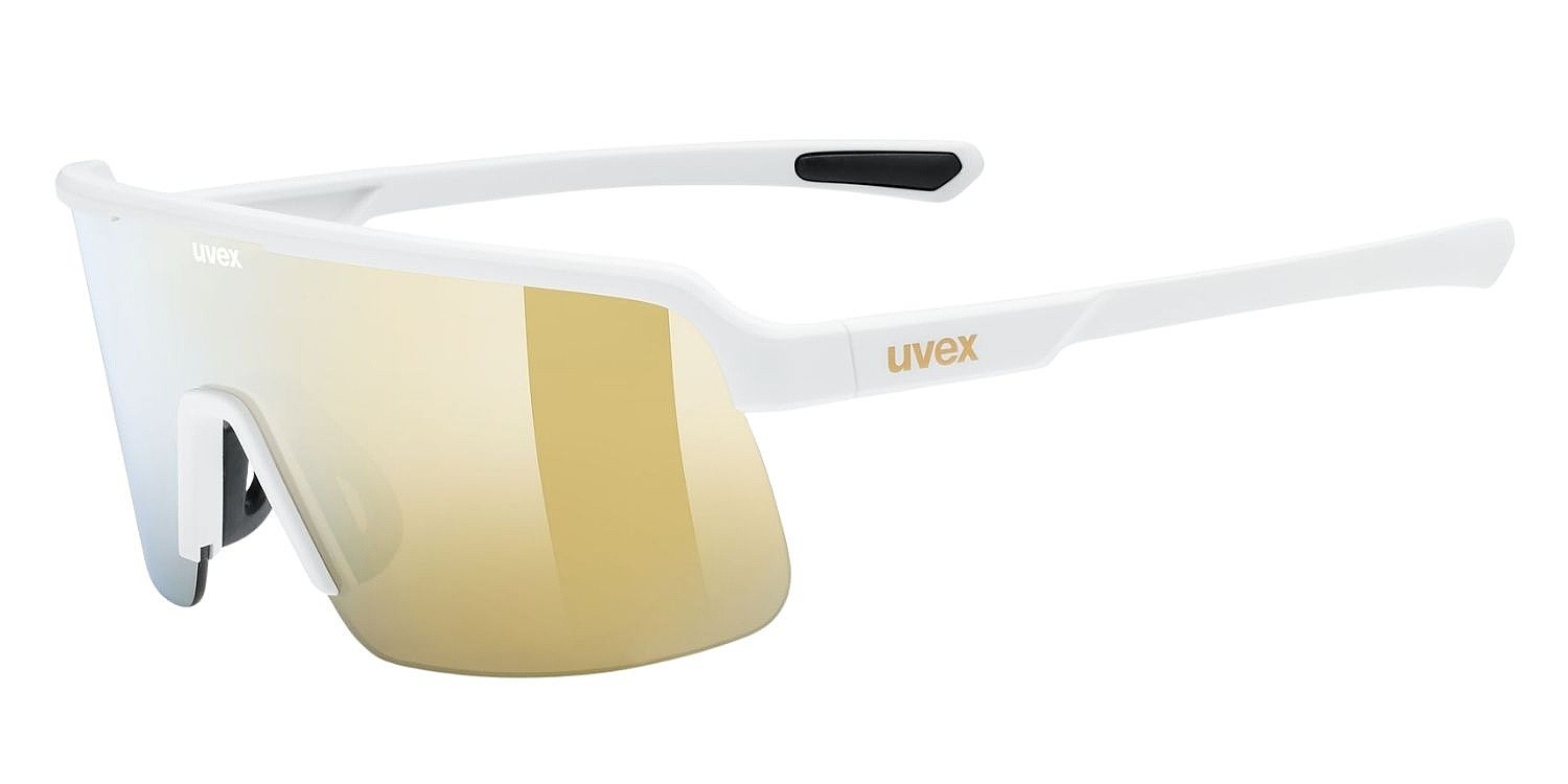 glasses Uvex Dyrt - White Matt/Mirror Gold