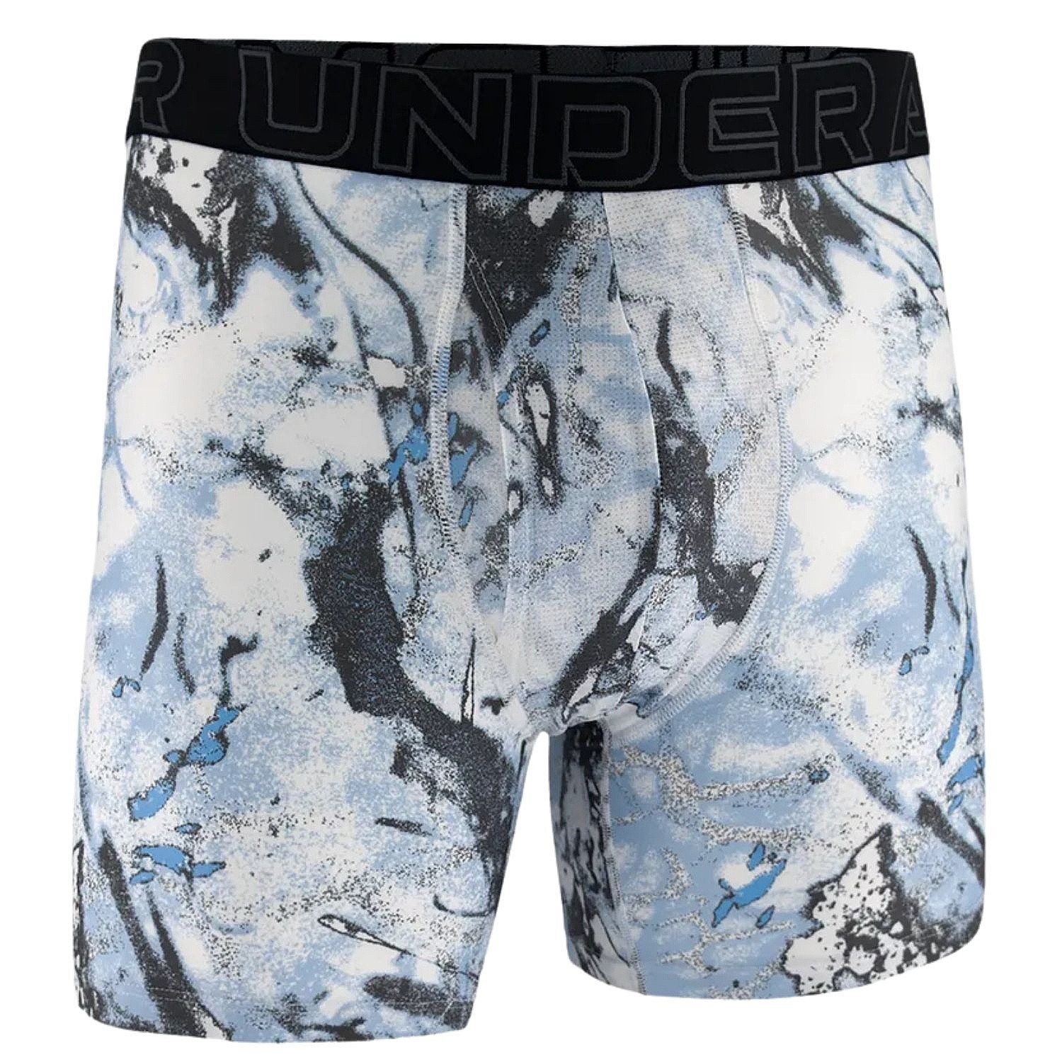 shorts Under Armour Performance Tech Printed 6in - White/Black/Blue - men´s