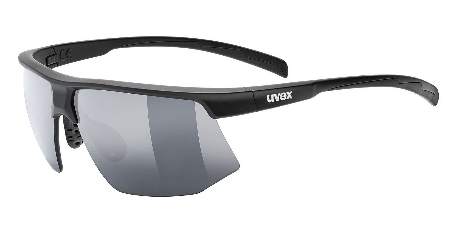 briller Uvex Aerios - Black Matt/Smoke