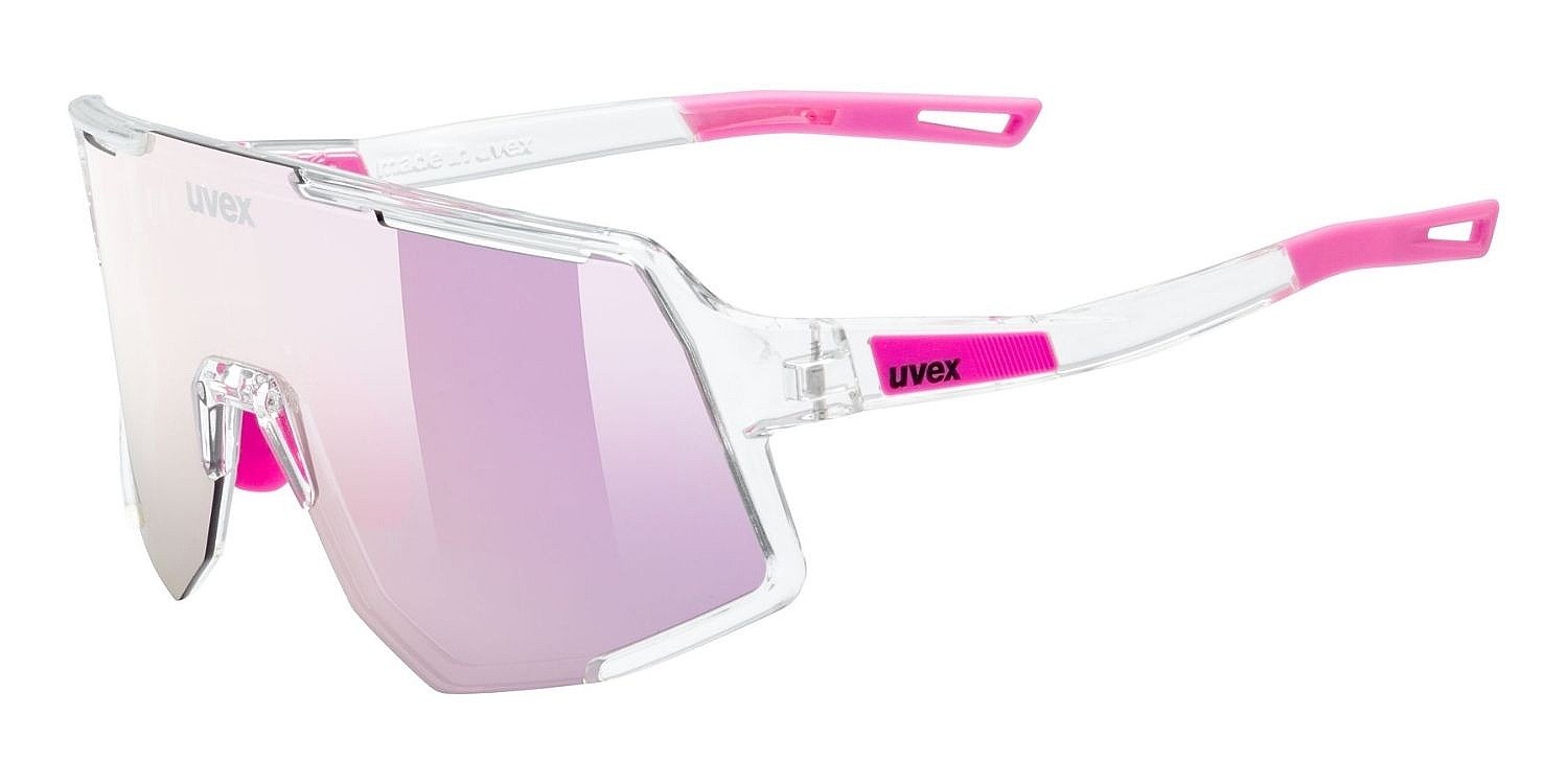occhiali Uvex Sequenze - Clear/Mirror Pink