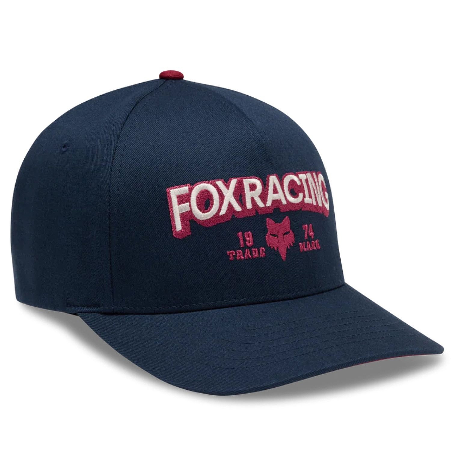 gorra con visera Fox Bold Flexfit - Midnight Blue - men´s