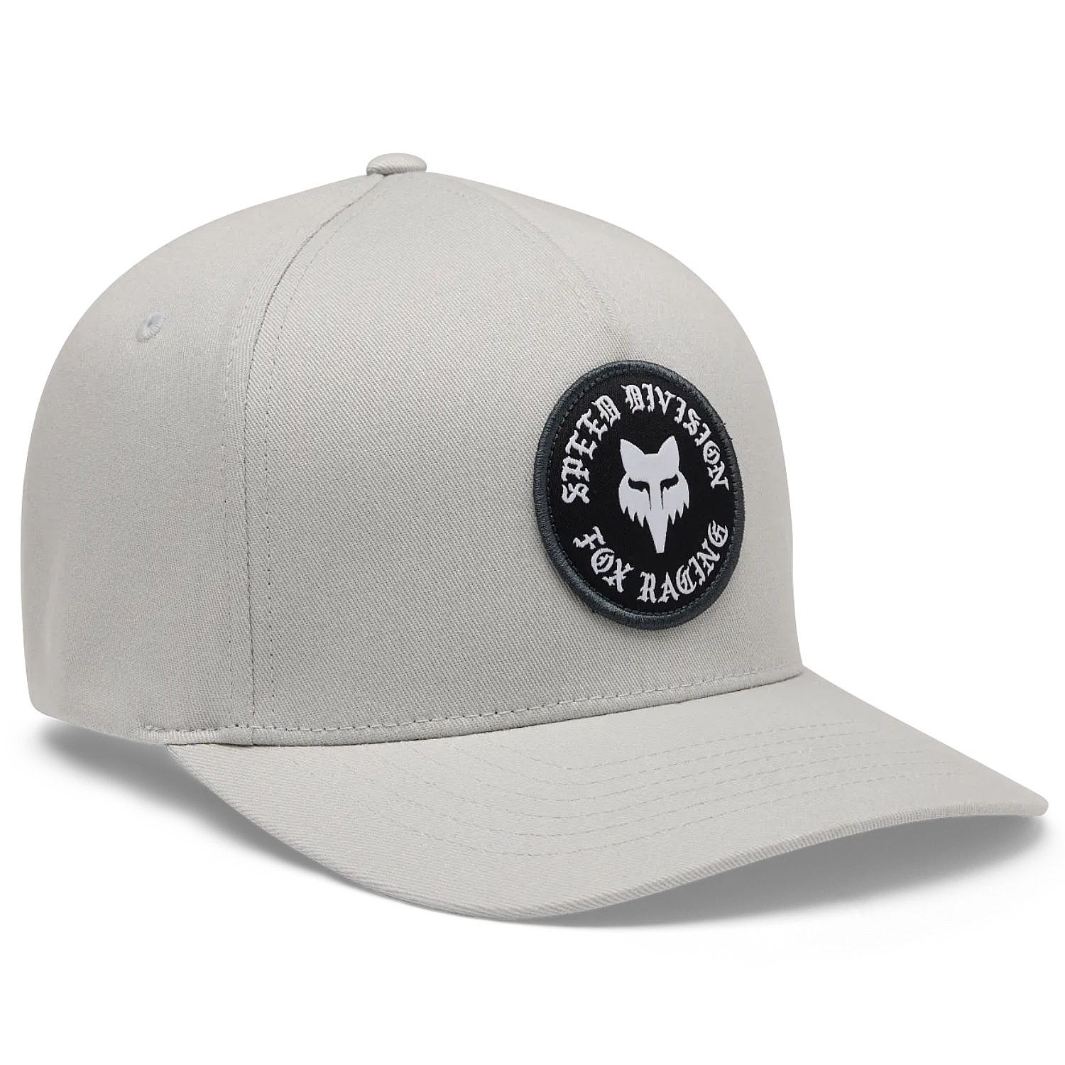 keps Fox Badge Flexfit - Light Grey - men´s