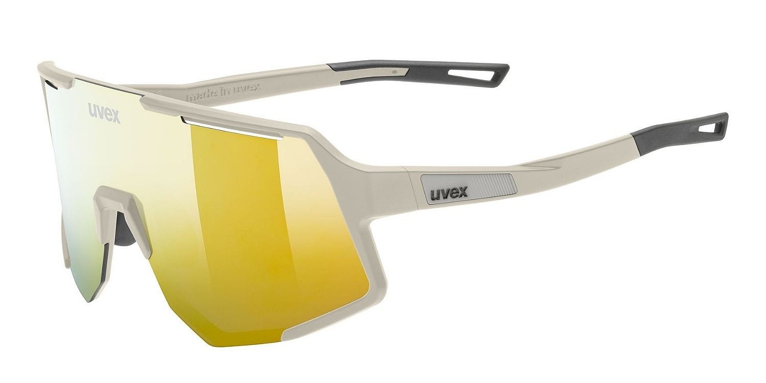 briller Uvex Sequenze - Grey Matt/Mirror Gold