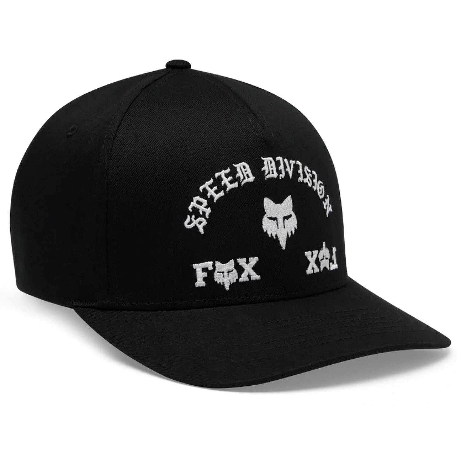 kasket Fox Icon Flexfit - Black - men´s