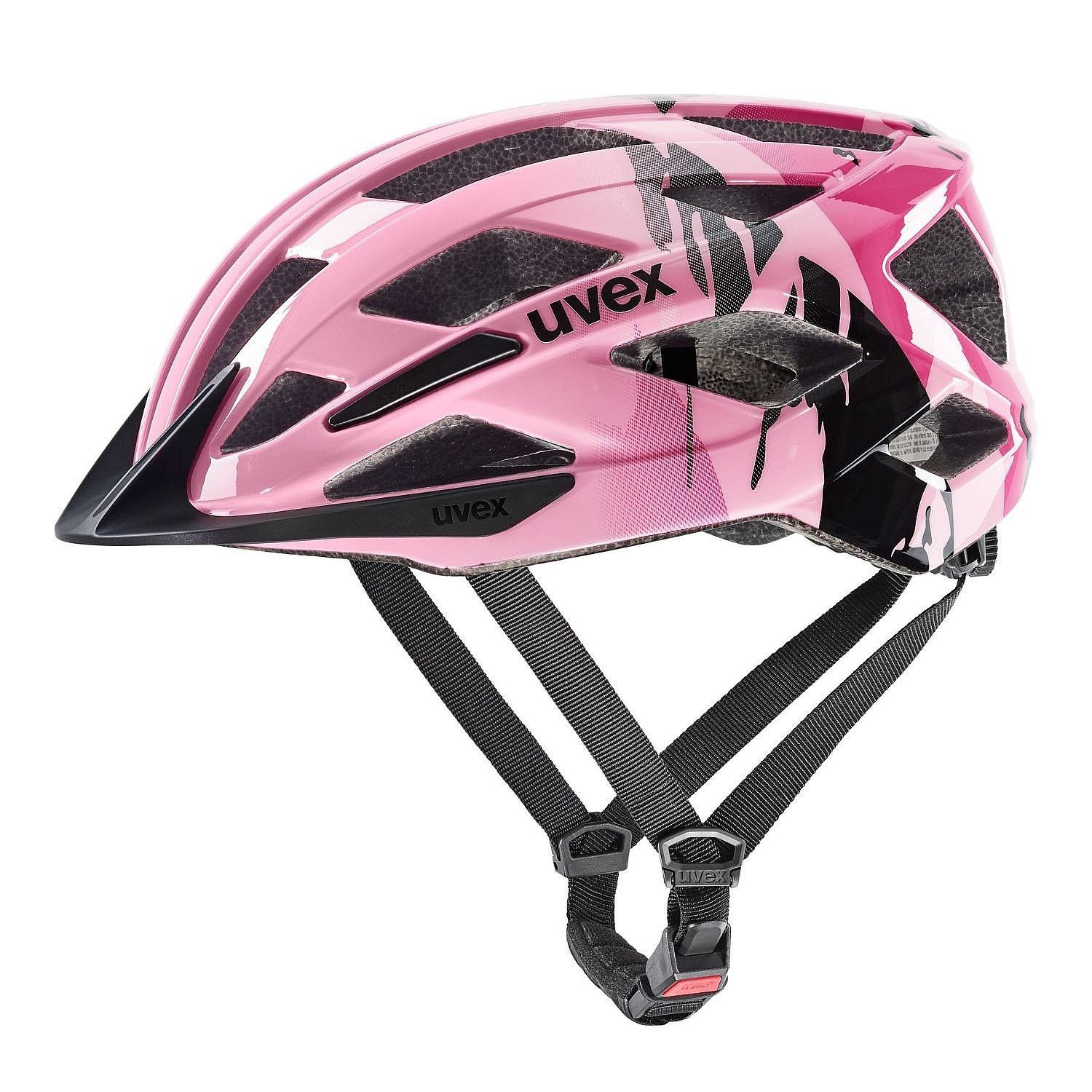 шлем Uvex Air Wing 2 - Strawberry/Black - unisex junior