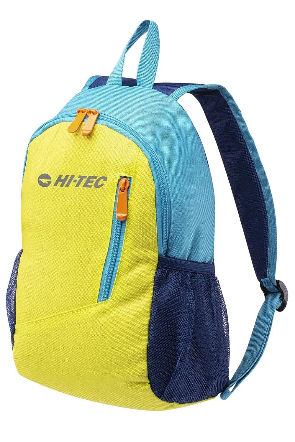 backpack Hi-Tec Simply 8 - Acid Lime/Peacock Blue/Blue Depth - kid´s