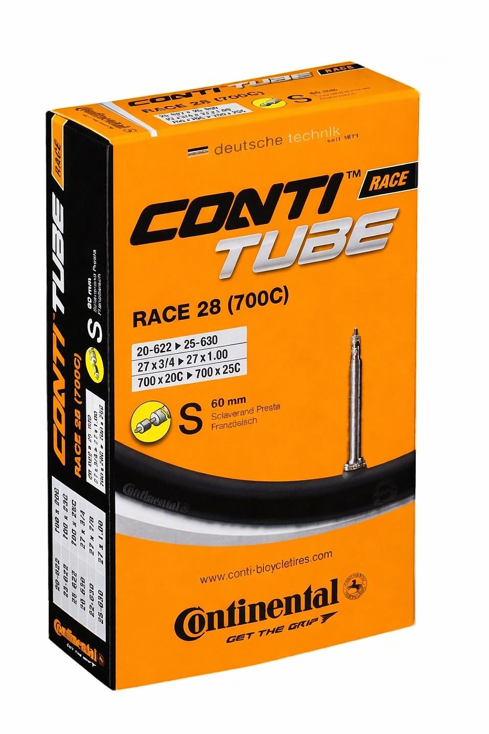 dętka  Continental Race 28" FV 60mm - 0181791/Black