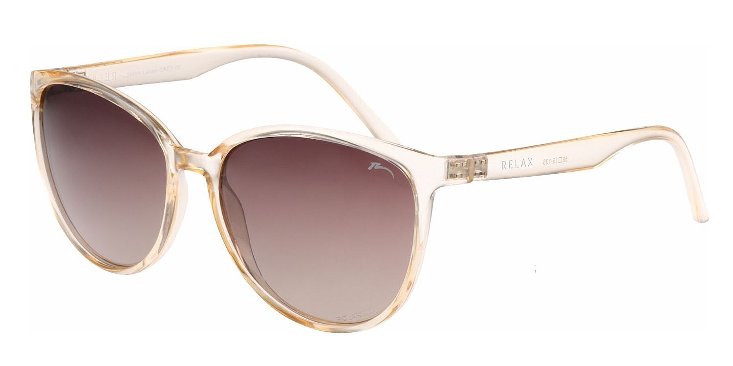 okulary Relax Leilani - R0341H/Shiny Brown/Brown Gradient/Polarized