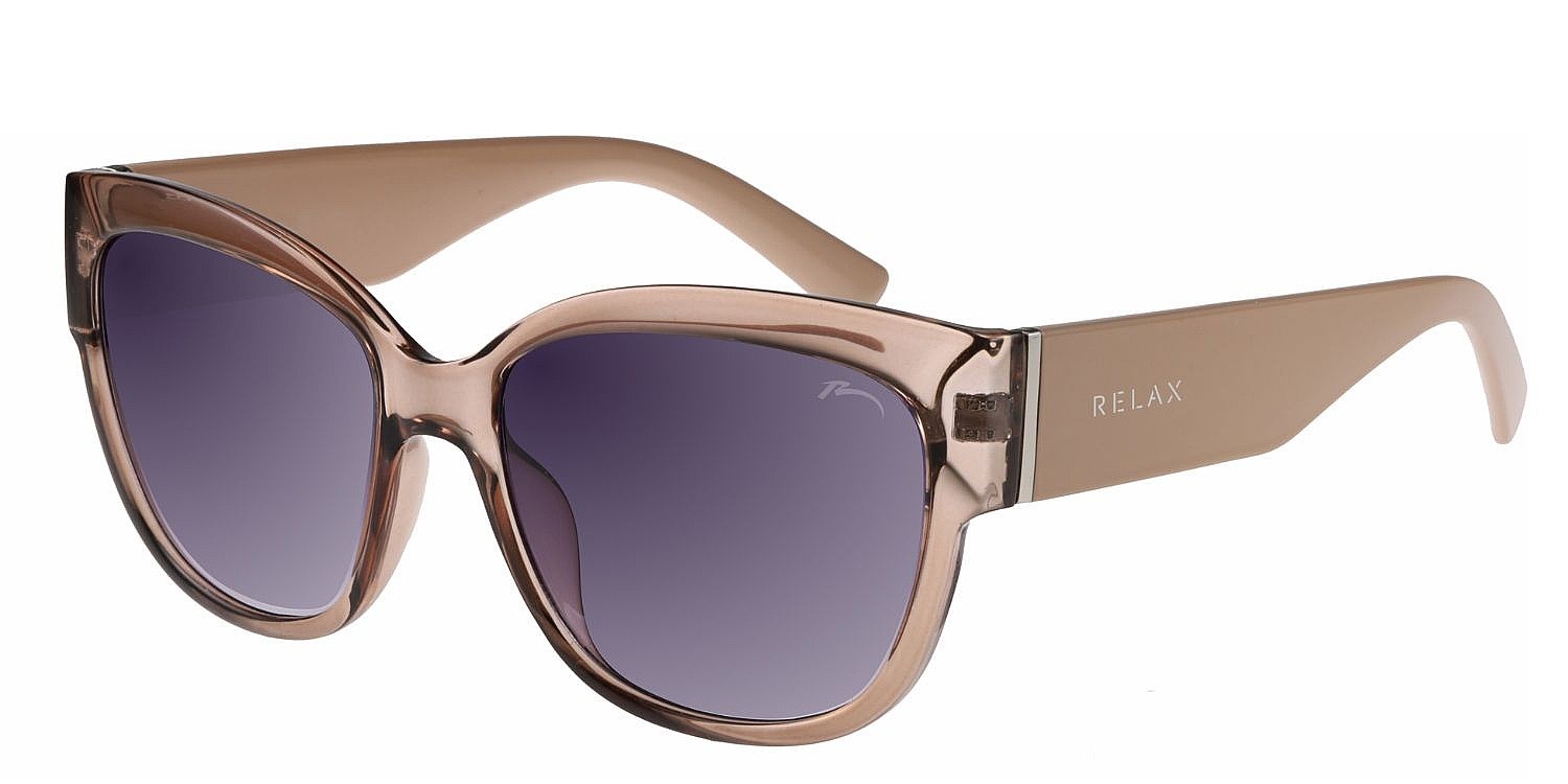 brýle Relax Flora - R0364B/Shiny Brown/Grey Gradient