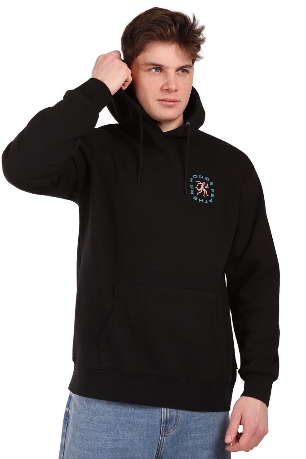shirts Horsefeathers Instinct - Black - men´s