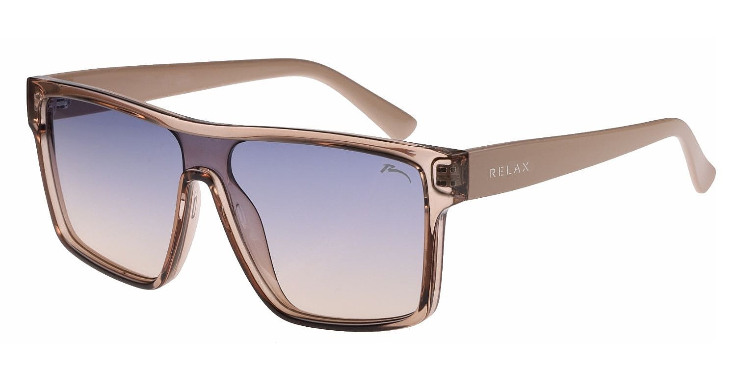 Brille Relax Luna - R0363B/Shiny Brown/Blue into Brown - women´s