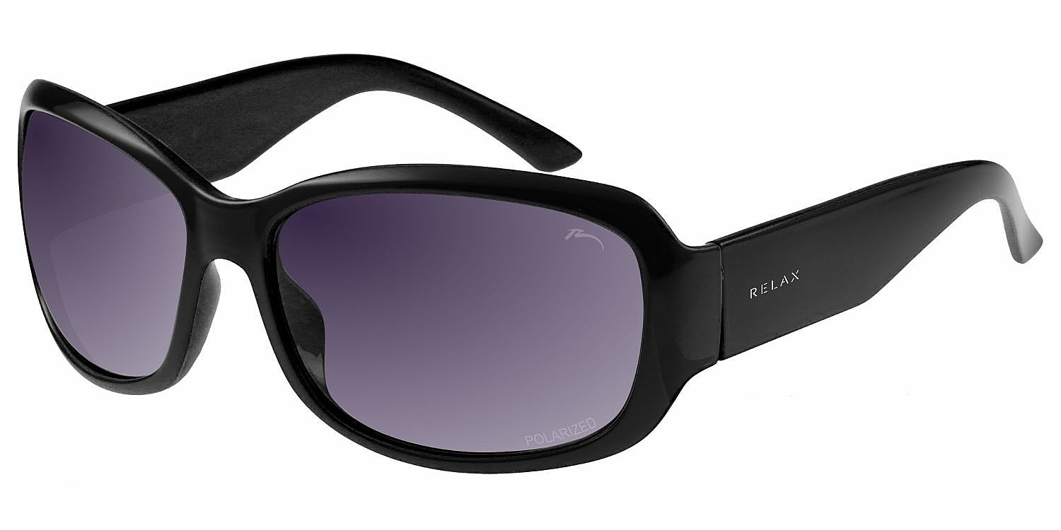 okuliare Relax Georgia - R0273F/Shiny Black/Grey Gradient/Polarized