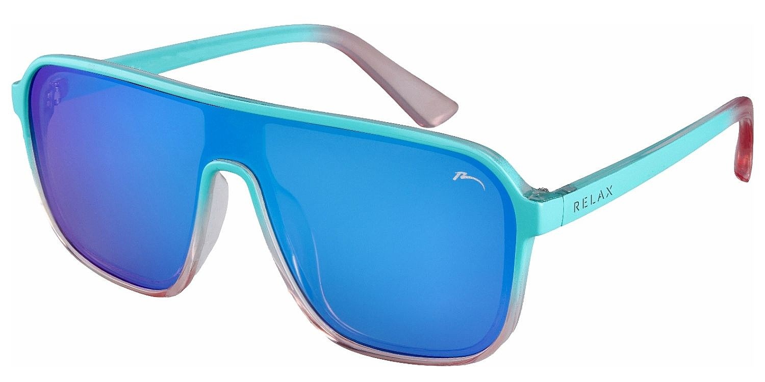 очки Relax Blanc - R2365A/Gloss Blue Grey/Ocean Platinum - unisex junior