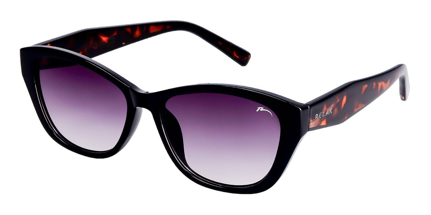 очки Relax Elena - R0375C/Gloss Black/Brown Demi Gradient - women´s