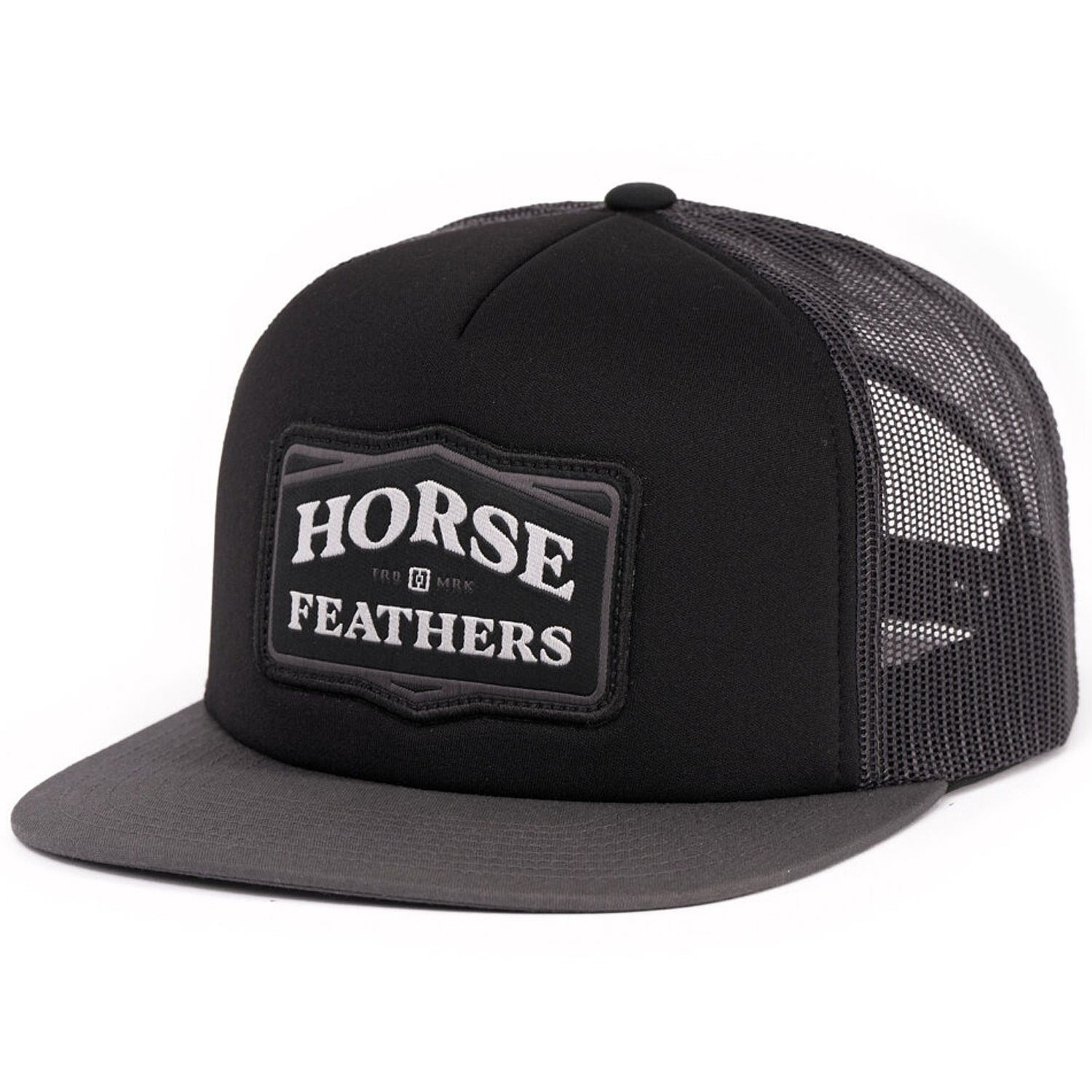 šiltovka Horsefeathers Tex Trucker - Black - men´s