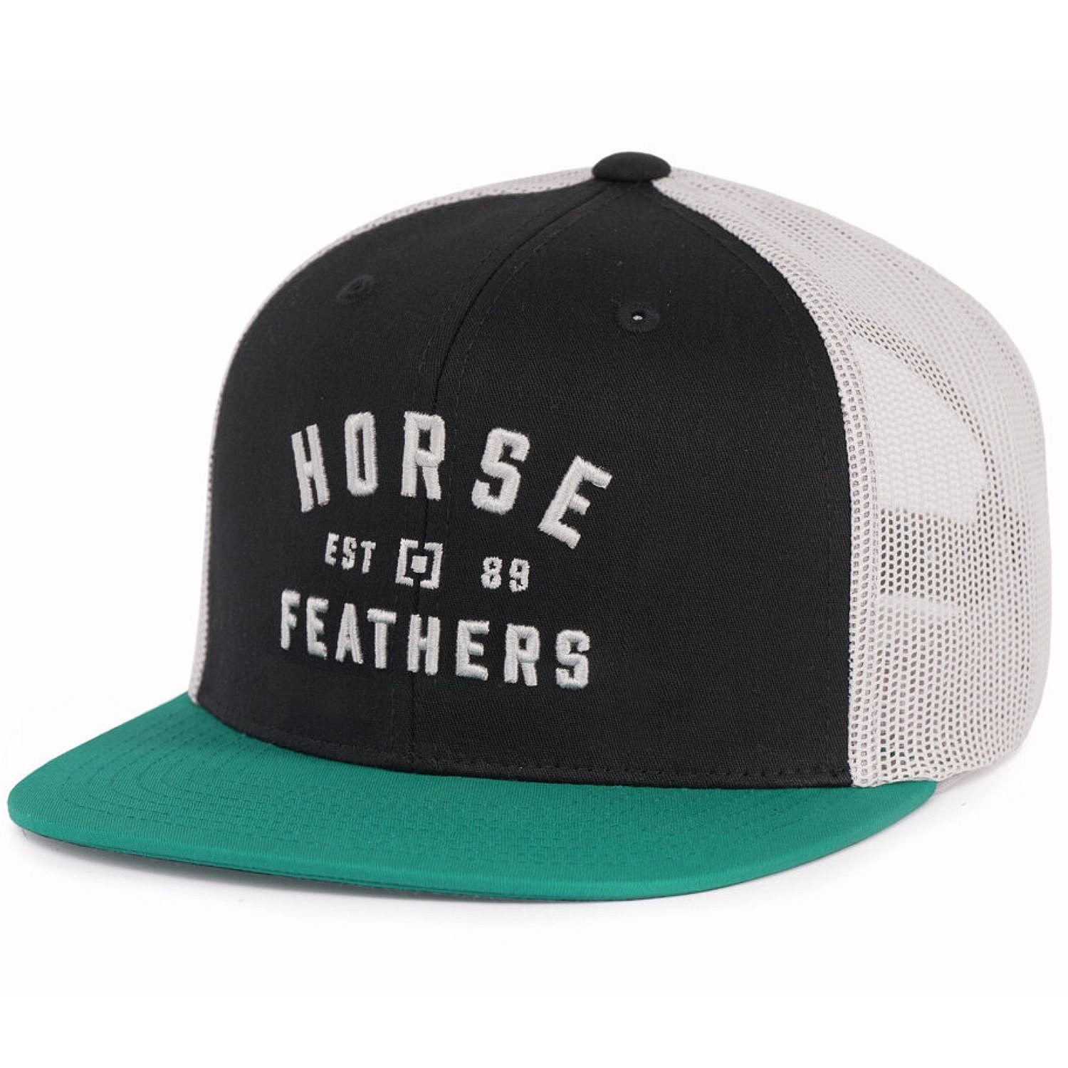 šiltovka Horsefeathers Sign Trucker Youth - Smoke Blue - unisex junior