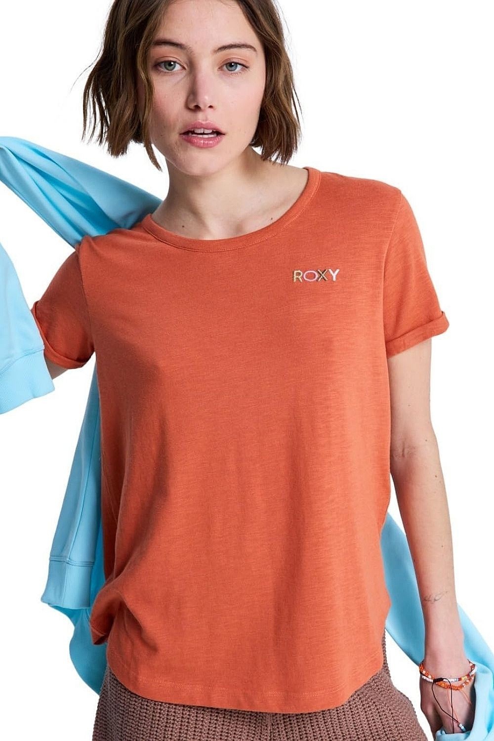 tričko Roxy Saturdaze - MLN0/Apricot Brandy - women´s