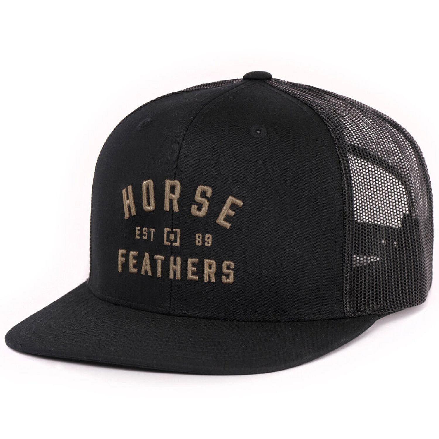 cap Horsefeathers Sign Trucker - Black - men´s