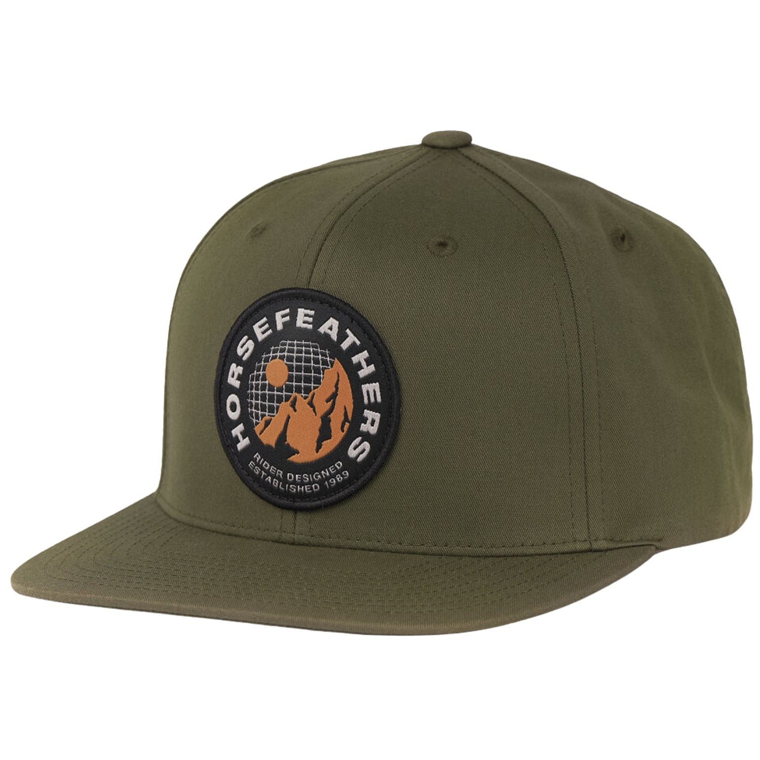 cap Horsefeathers Mason - Olive Night - men´s