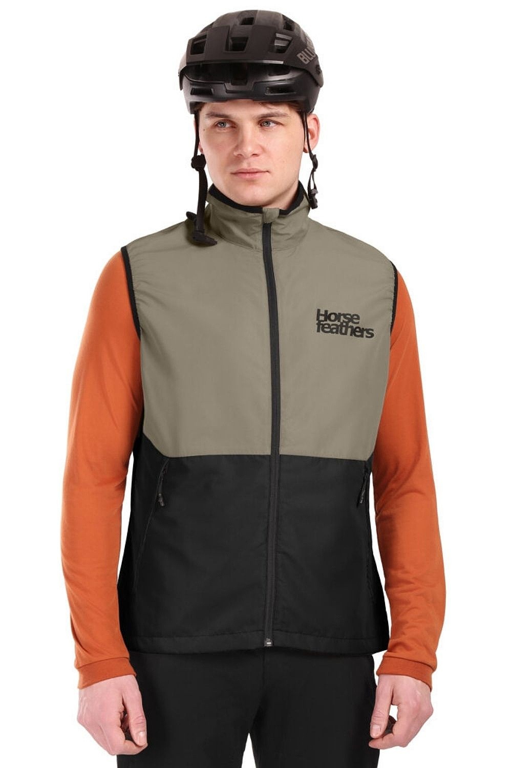 chaleco Horsefeathers Hill - Taupe/Black - men´s