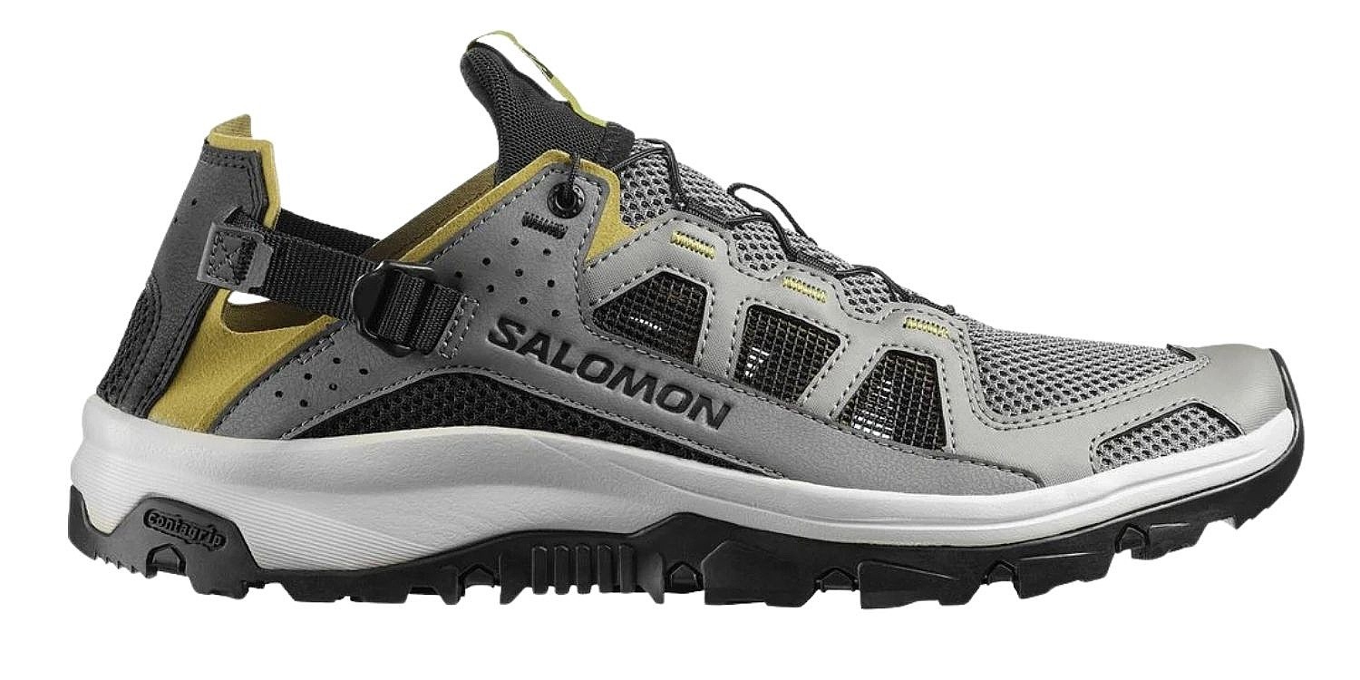 Schuhe Salomon Techamphibian 5 - Castlerock/Willow/Black - men´s