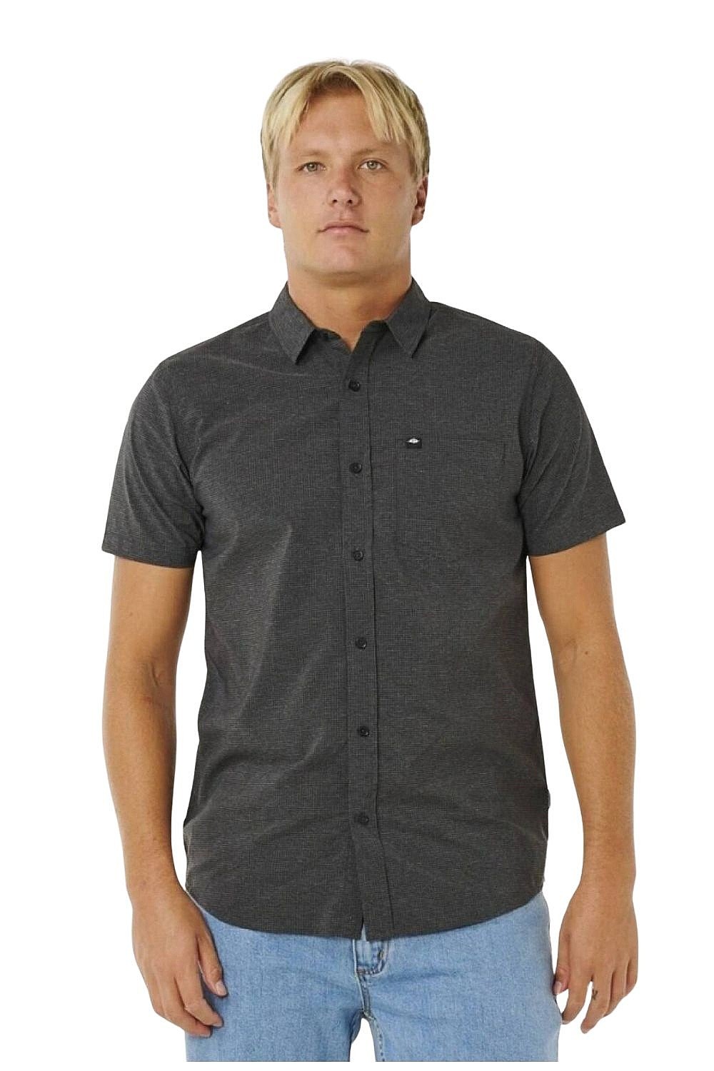 camicia Rip Curl Vaporcool Aerotech - Black - men´s