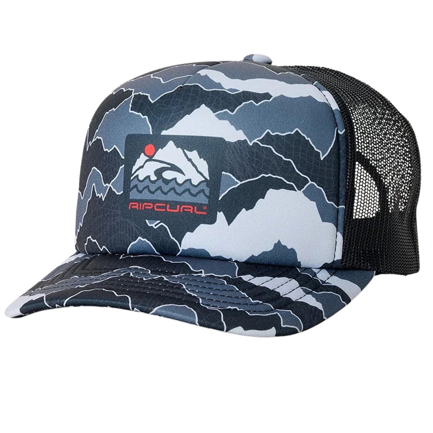 gorra con visera Rip Curl Weekender Trucker - Black/Grey - men´s
