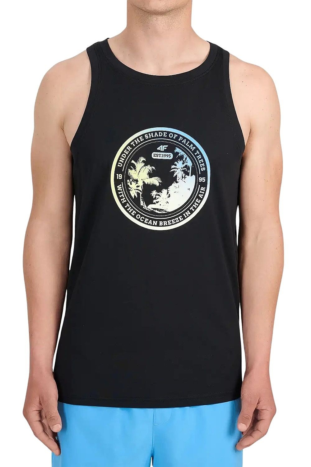 top 4F 4FWSS26TSLEM248 - 20S/Deep Black - men´s