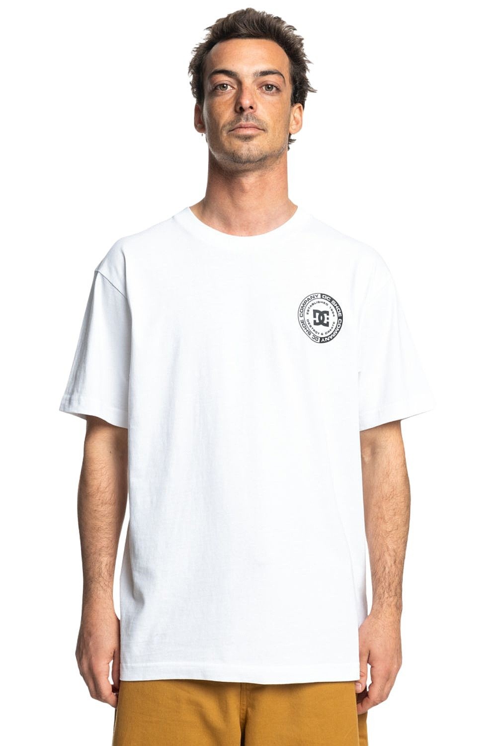 camisa DC Corpo Fb Hss - WBB0/White - men´s