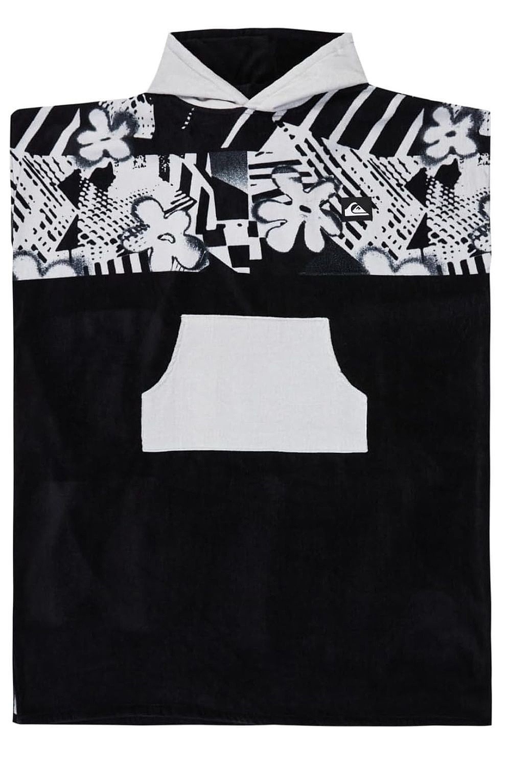 полотенце Quiksilver Hoody - KVJ8/Black Momentum - men´s