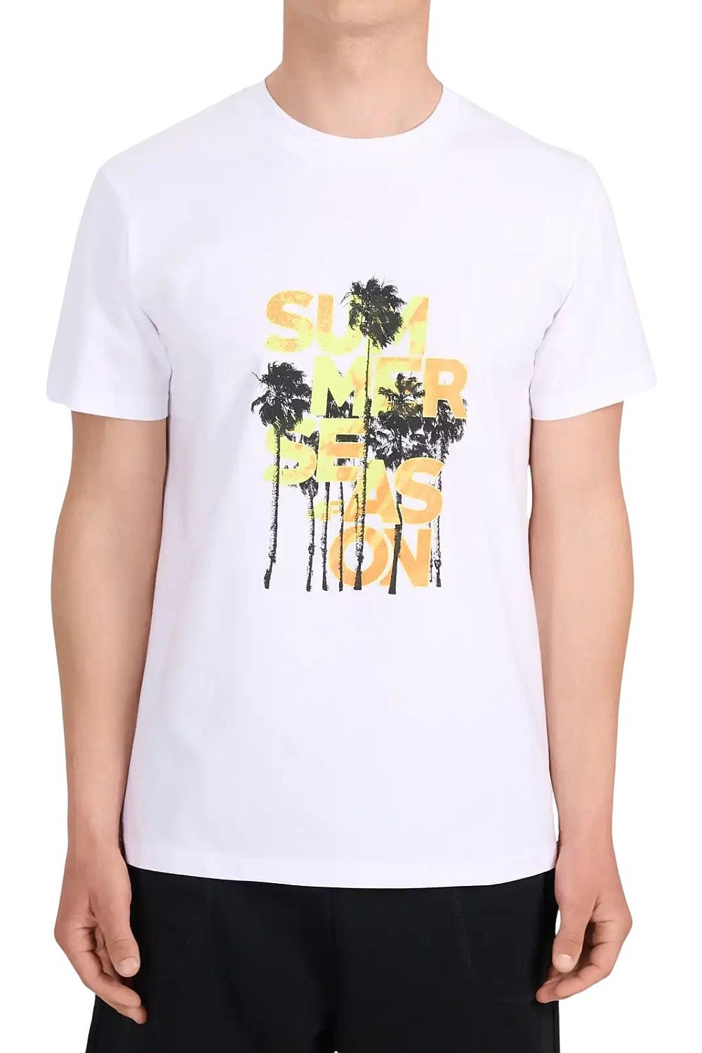 camisa 4F 4FWSS26TTSHM2784 - 10S/White - men´s