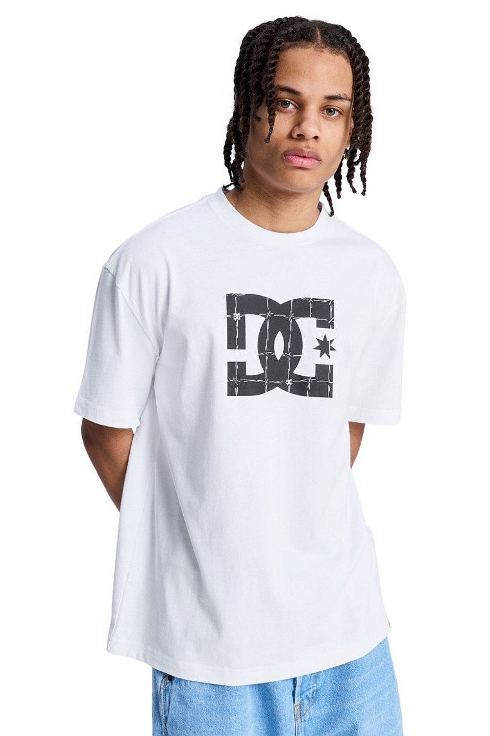 camisa DC Star Filled Hss - WBB0/White - men´s