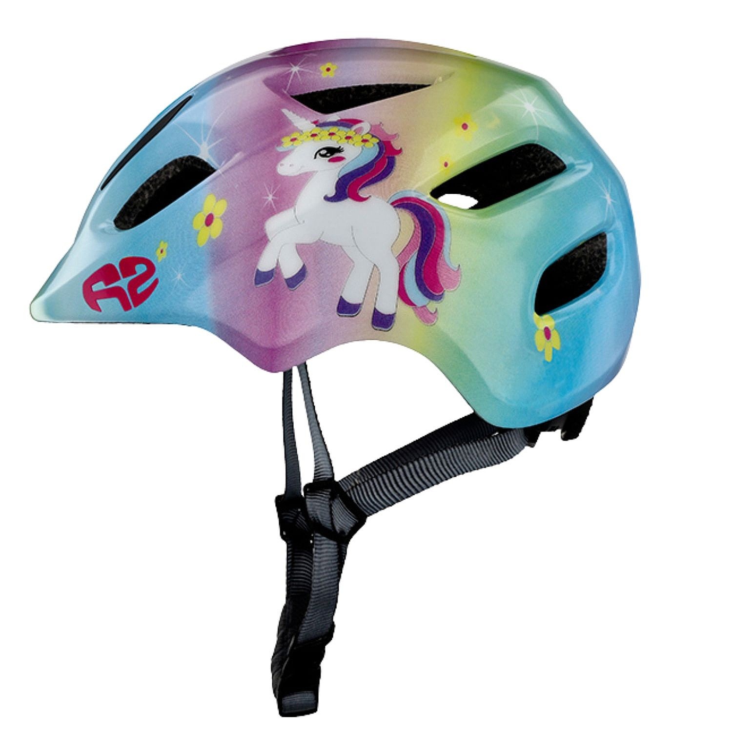 casco R2 Pump - ATH37E/Light Blue/Pink/Yellow/Mix Matt - kid´s